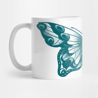 Teal butterfly Mug